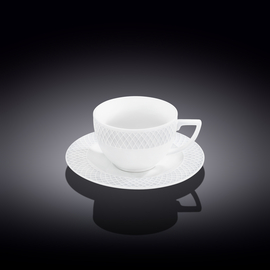Tea cup & saucer set of 6 in colour box wl‑880105‑jv/6c Wilmax (photo 1)