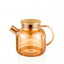 Tea pot with gold  stainless steel lid wl‑888826003/a Wilmax (photo 1)