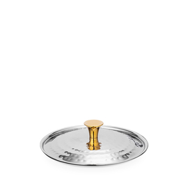 Round lid with gold knob wl‑554154/s Wilmax (photo 1)