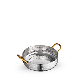 Round fry pan with 2 side gold handles wl‑554102/s Wilmax (photo 1)