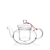 Tea pot with glass infuser wl‑888813/a Wilmax (photo 1)