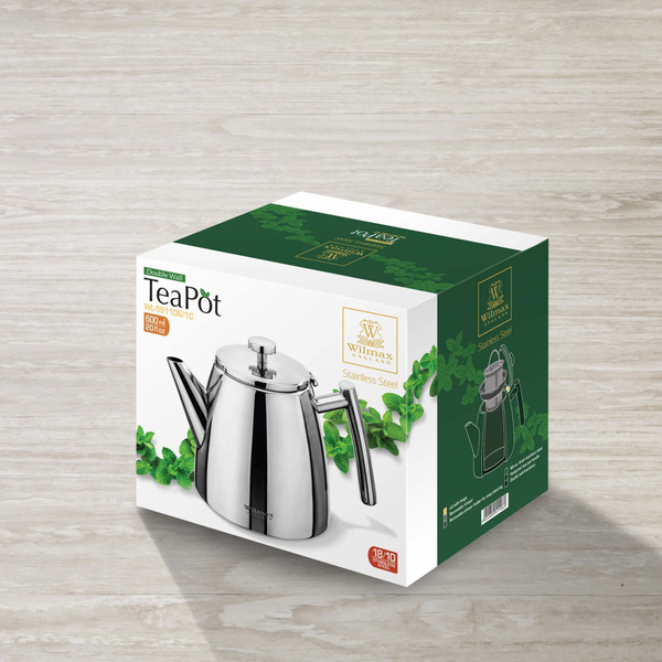 Double wall tea pot in colour box wl‑551106/1c Wilmax (photo 2)