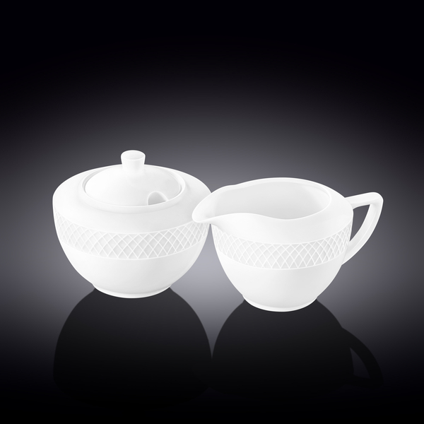 Sugar bowl & creamer set wl‑880112‑jv/2c Wilmax (photo 1)