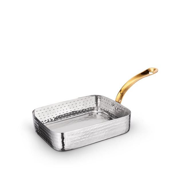Rectangular fry pan with long gold handle wl‑554127/s Wilmax (photo 1)