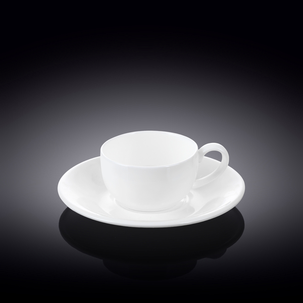 Coffee cup & saucer set of 4 in colour box wl‑993002/4c Wilmax (photo 1)