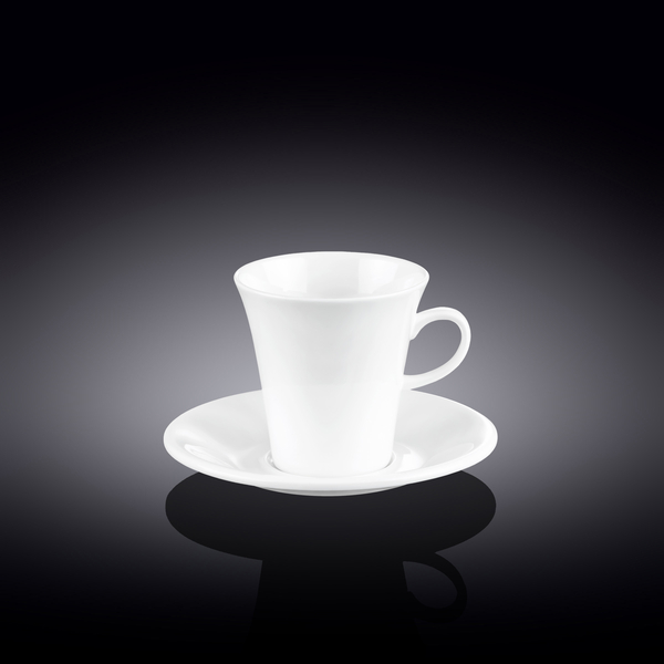 Coffee cup & saucer set of 4 in colour box wl‑993005/4c Wilmax (photo 1)