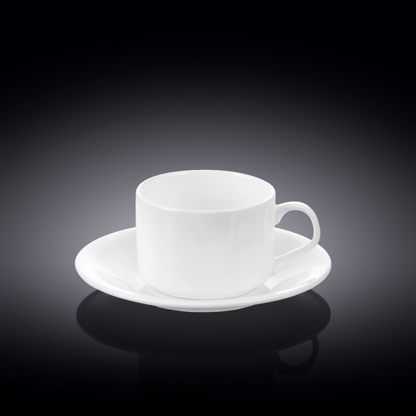 Tea cup & saucer in colour box wl‑993006/1c Wilmax (photo 1)